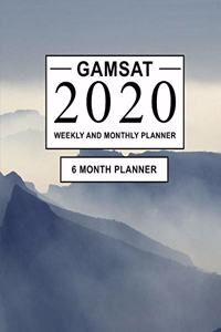 GAMSAT 2020 Weekly and Monthly Planner