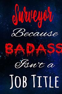Surveyor Because Badass Isn't a Job Title
