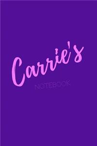 Carrie's Notebook