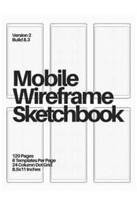 Mobile Wireframe Sketchbook (White)