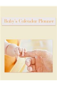 Baby's Calendar Planner