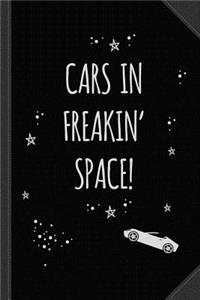 Cars in Freakin' Space Journal Notebook