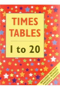 Times Table 1 to 20 (Floor Book)