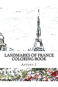 Landmarks of France Coloring Book