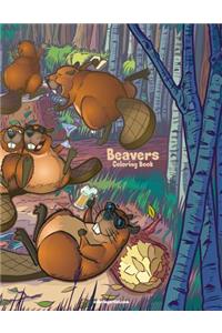 Beavers Coloring Book 1