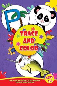 Trace and color book