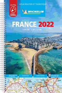 France 2022 -Tourist & Motoring Atlas A4 Laminated Spiral