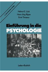 Einfuhrung in Die Psychologie