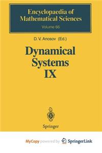 Dynamical Systems IX