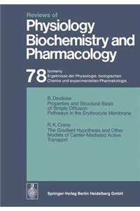 Reviews of Physiology, Biochemistry and Pharmacology