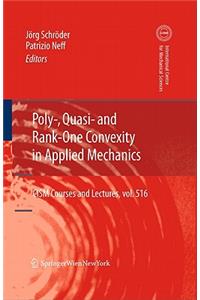 Poly-, Quasi- And Rank-One Convexity in Applied Mechanics