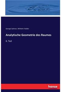 Analytische Geometrie des Raumes