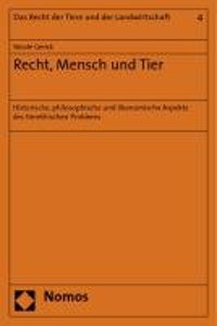 Recht, Mensch Und Tier