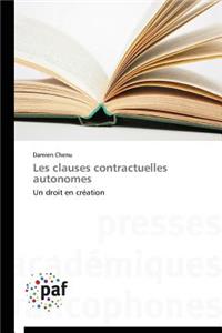 Les Clauses Contractuelles Autonomes