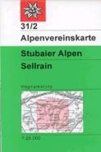 DAV Alpenvereinskarte 31/2 Stubaier Alpe
