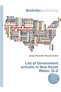List of Government Schools in New South Wales