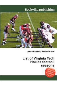 List of Virginia Tech Hokies Football Seasons