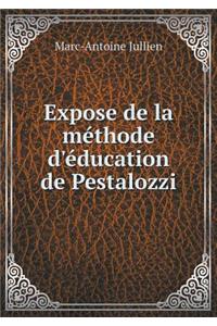 Expose de la Méthode d'Éducation de Pestalozzi