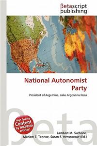 National Autonomist Party