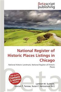 National Register of Historic Places Listings in Chicago