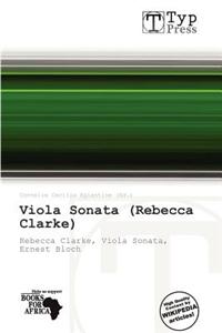Viola Sonata (Rebecca Clarke)