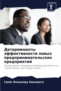 Детерминанты эффективности новых предпр&