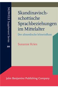 Skandinavisch-schottische Sprachbeziehungen im Mittelalter