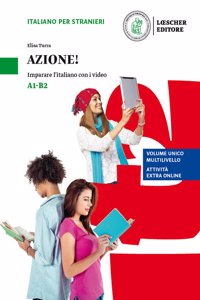 Azione! Imparare l'italiano con i video A1-B2. Volume + digitale