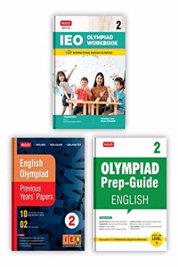 MTG International English Olympiad (IEO) Workbook, Prep-Guide & Previous Years Papers with Self Test Paper Class 2 - SOF Olympiad Books For 2023-24 Exam (Set of 3 Books)