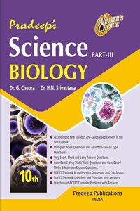 Pradeep's Science Biology Part - III for Class 10 - Examination 2024-25