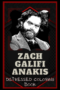 Zach Galifianakis Distressed Coloring Book
