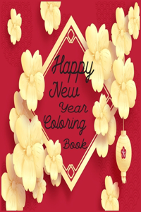 Happy New Year Coloring Book