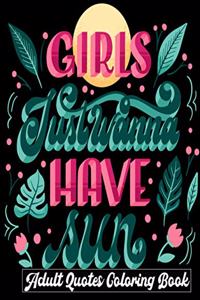 Adult Quotes Coloring Book