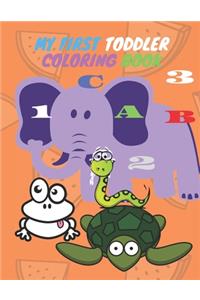 My First Toddler Coloring Book