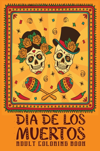 dia de los Muertos adult coloring book