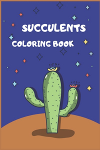 Succulents Coloring Book