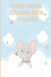 Funny Animal Coloring Book For Kids