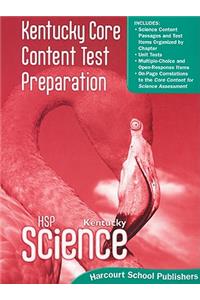 Kentucky Core Content Science Test Preparation, Grade 4