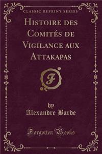 Histoire Des Comitï¿½s de Vigilance Aux Attakapas (Classic Reprint)