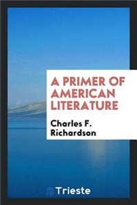 A Primer of American Literature