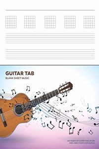 Guitar Tab Blank Sheet Music