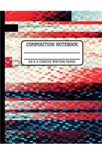 Composition Notebook Cursive Writing Paper
