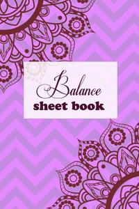 Balance Sheet Book