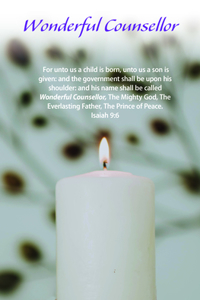 Advent Bulletin: Wonderful Counsellor (Package of 100)