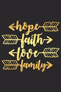 Hope Faith Love Family