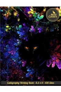 Meow Covers Calligraphy Writing Book - 8.5 X 11 - 100 Sites