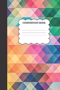 Multi-Colored Composition Book