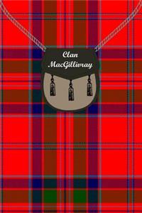 Clan MacGillivray Tartan Journal/Notebook