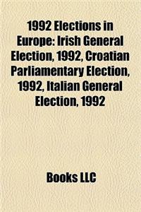 1992 Elections in Europe