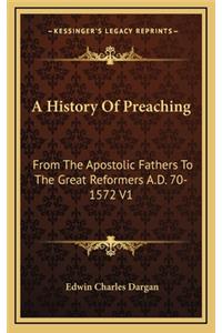 A History Of Preaching